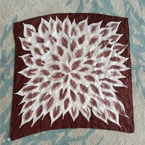 Vintage Handpainted Silk Scarf